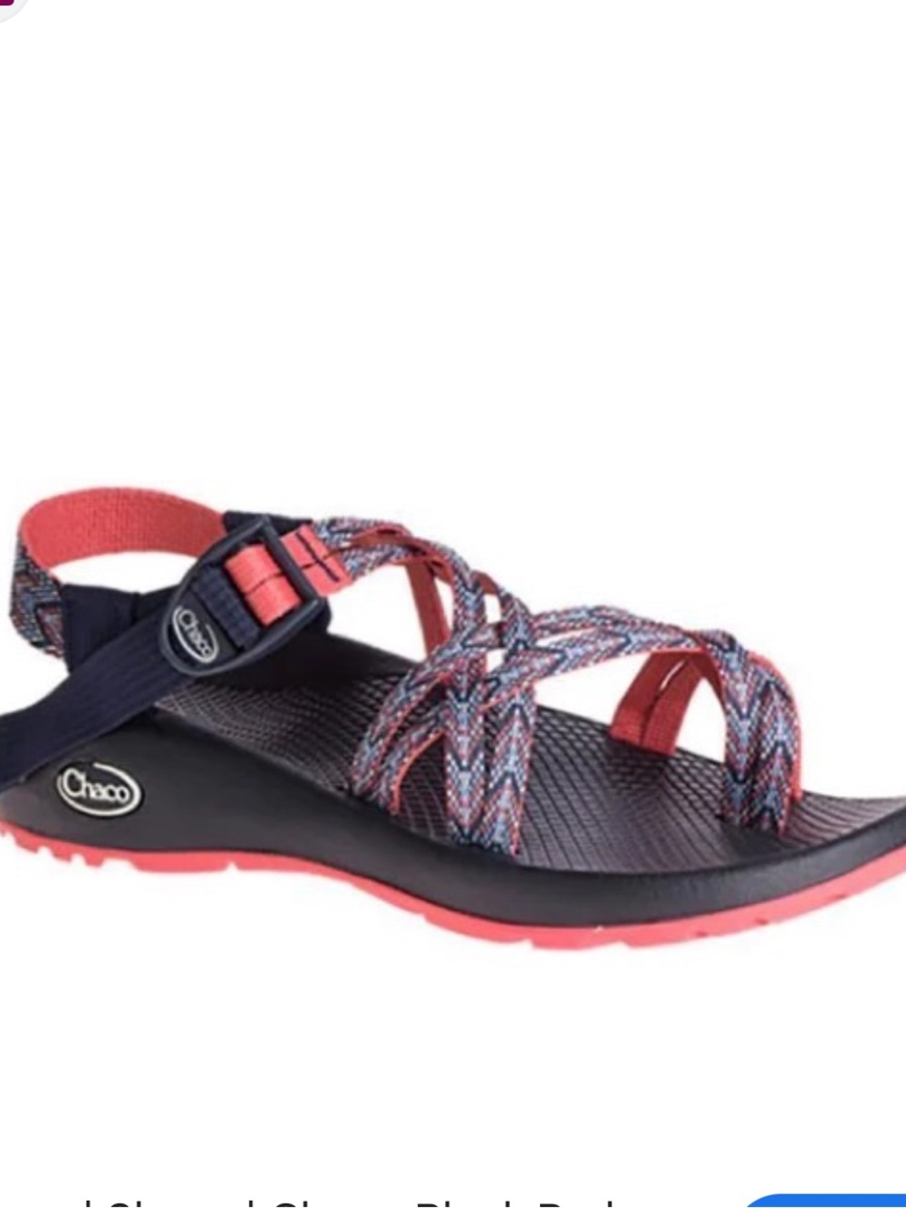 Chaco Women ZX2 classic sandals Motif Eclipse Blue Orange size 7 - Picture 1 of 8